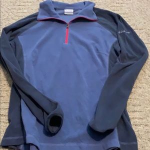 Columbia 1/4 zip up good condition